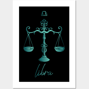 Libra Zodiac Posters and Art